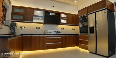 Kitchen, Storage, Lighting Designs by Contractor kannan kannan, Thiruvananthapuram | Kolo