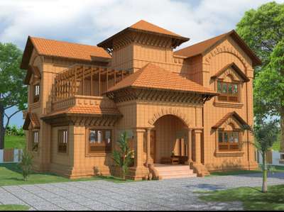 Exterior, Outdoor Designs by Carpenter yasar Pang, Malappuram | Kolo