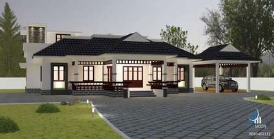 Exterior Designs by Civil Engineer Vibin  Vijayan , Thrissur | Kolo