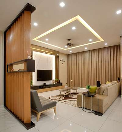Ceiling, Furniture, Lighting, Living, Storage, Table Designs by Contractor Culture Interior, Gautam Buddh Nagar | Kolo