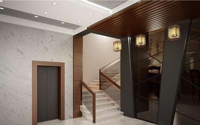 Staircase Designs by Interior Designer blueleafarchitects interiors, Kozhikode | Kolo