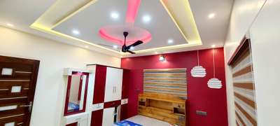 Ceiling, Lighting, Furniture, Storage, Bedroom Designs by Interior Designer ajith RT INTERIORS, Thiruvananthapuram | Kolo
