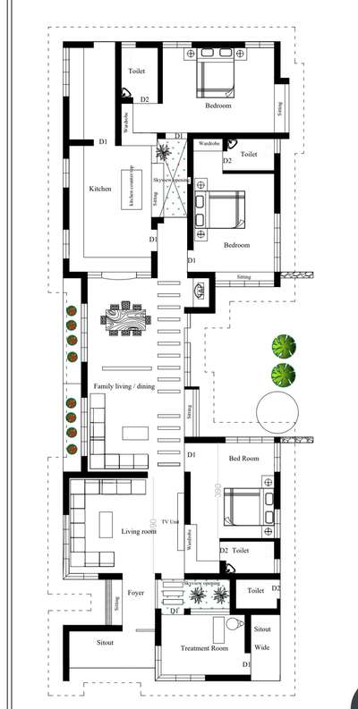 Plans Designs by Architect Vasudha - The planners By Er Divya Krishna, Thrissur | Kolo