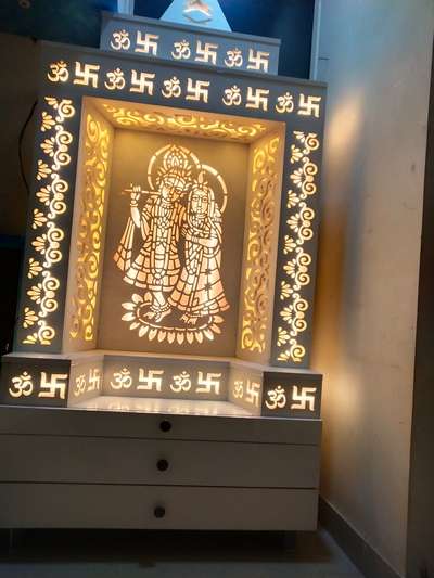 Lighting, Prayer Room, Storage Designs by Contractor Nasru Saifi, Gautam Buddh Nagar | Kolo