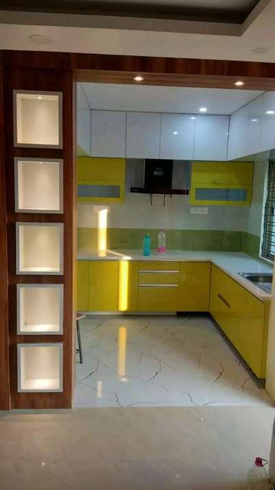 Lighting, Kitchen, Storage Designs by Interior Designer Shubham Vishvkarma, Bhopal | Kolo