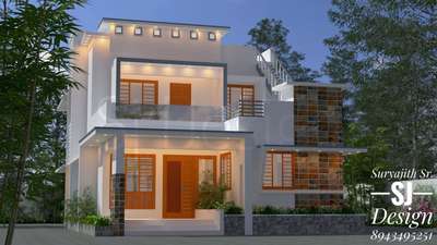 Exterior Designs by 3D & CAD Suryajith Sr, Kollam | Kolo