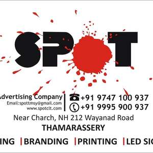 SPOT ADVERTISING LED SIGN BOARD INDUSTRY