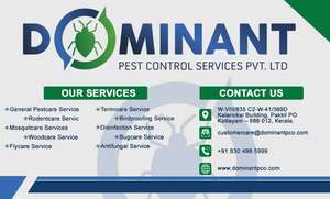 DOMINANT PEST CONTROL SERVICES PVT LTD